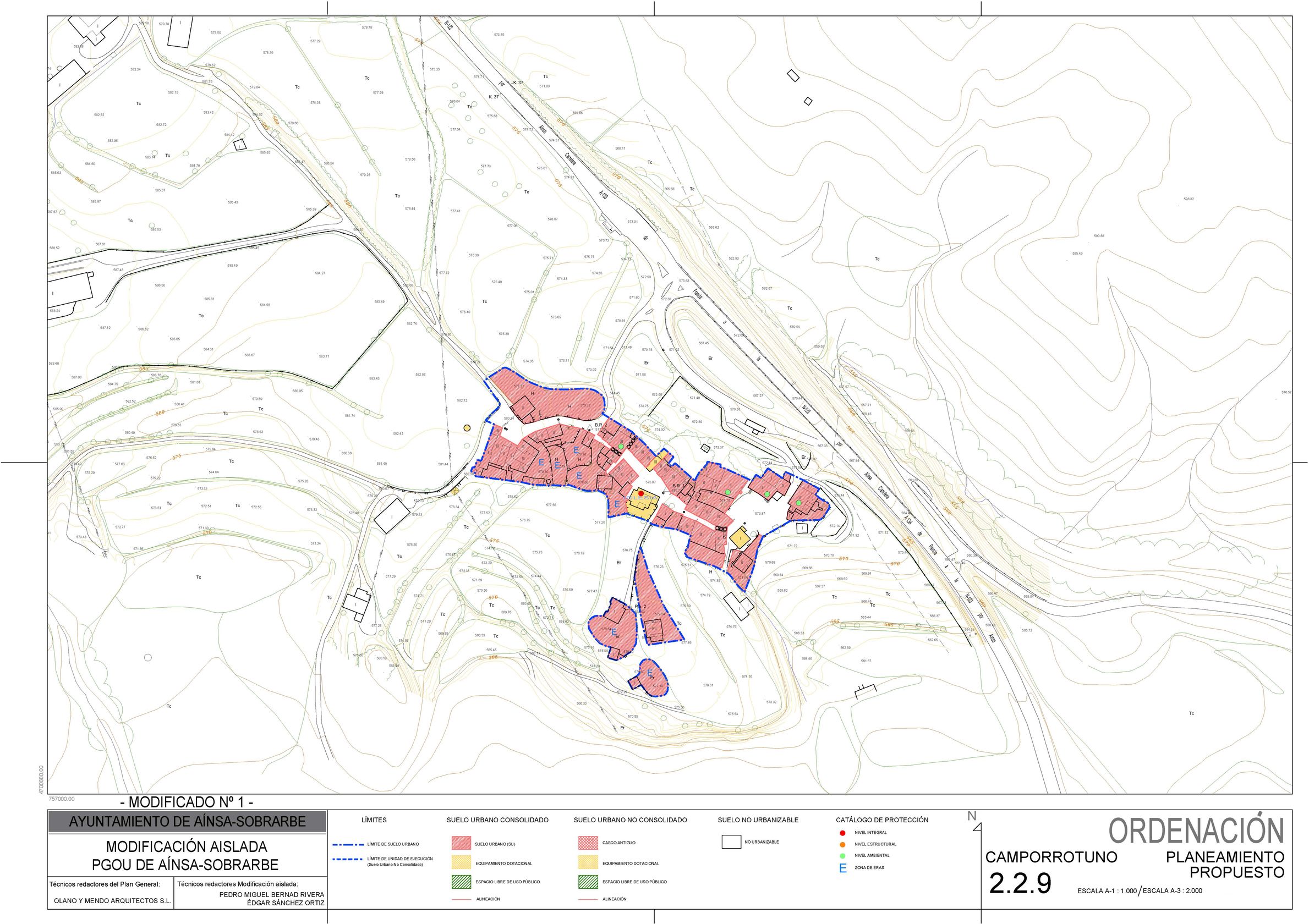 Modificación aislada para ampliación de suelo urbano en Camporrotuno