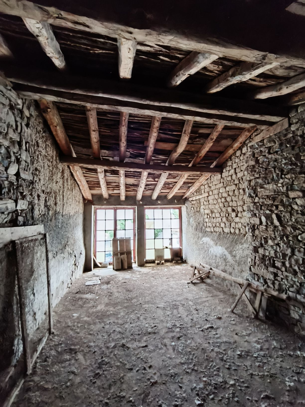 Estado interior de la borda