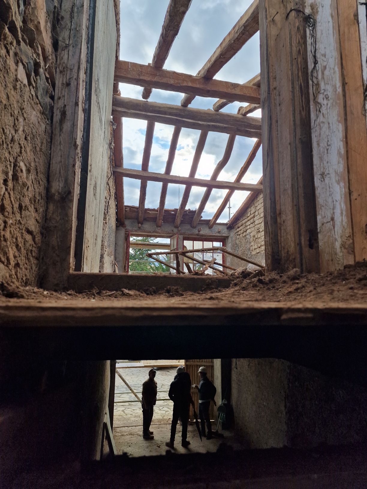 Trabajo de demolición