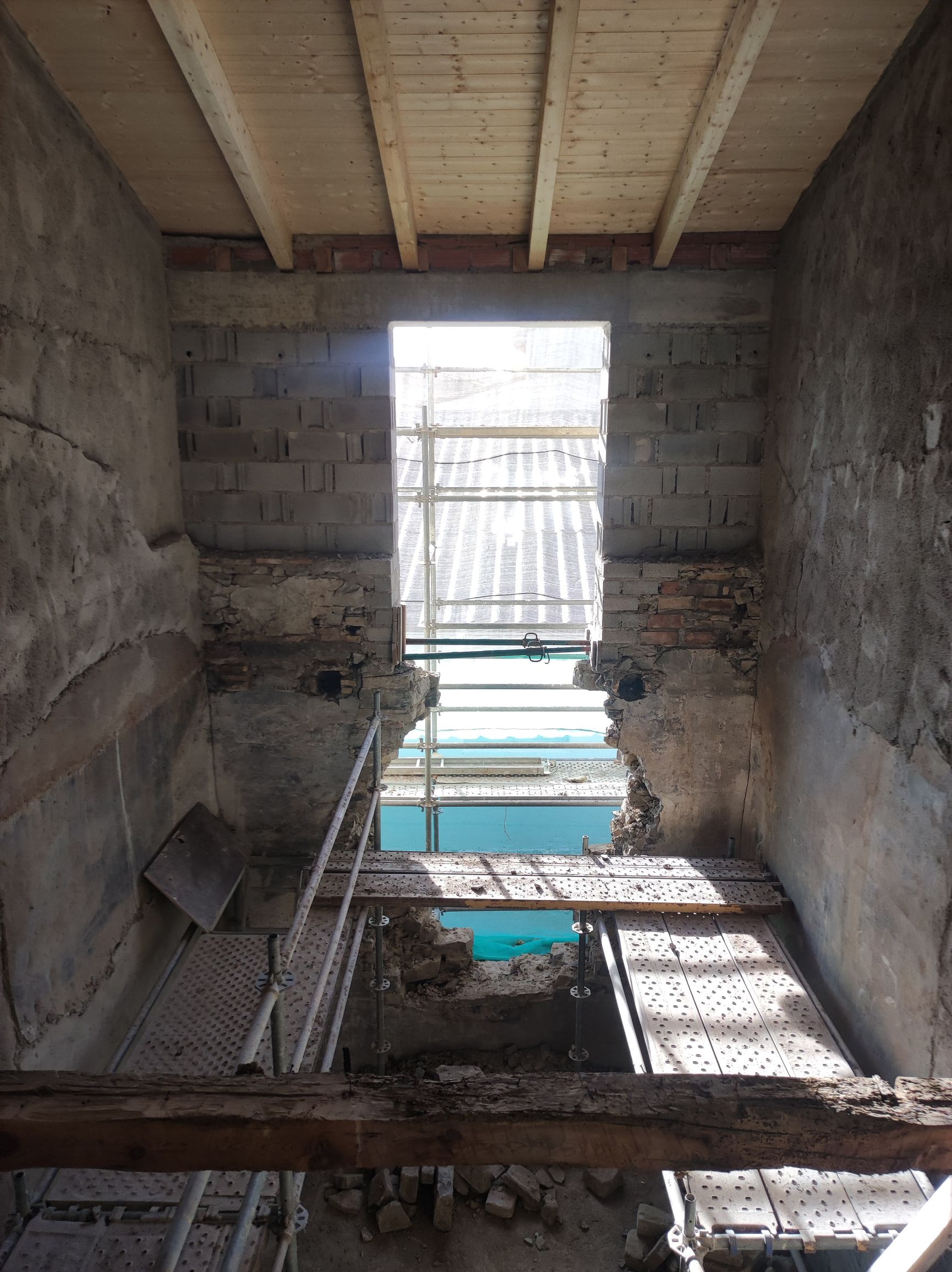 Trabajos en el interior